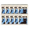 Secretday Black Sanitary Pads Large Wings Fast Absorbing Leak Protection 14 Count Pack of 10 Period Care Daily Feminine Hygiene