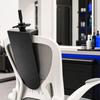 Mannequin Head Clamp Stand for Chairs, Adjustable Hairdresser Braiding Styling Practice Wig Head Holder, Cosmetology Manikin Head Seat Back Clamp