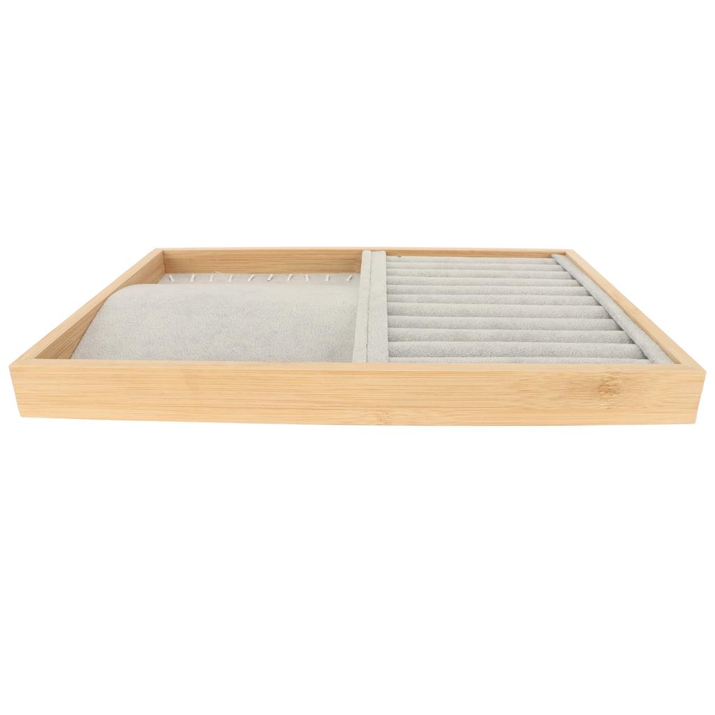 Jewelry Display Tray Stackable Scratch Proof Storage Case Jewelry Drawer Insert for Earrings Necklaces Bracelets Pins