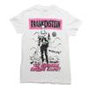 Frankenstein New Adult T-Shirt Pink Logo The Original Horror Show Warning