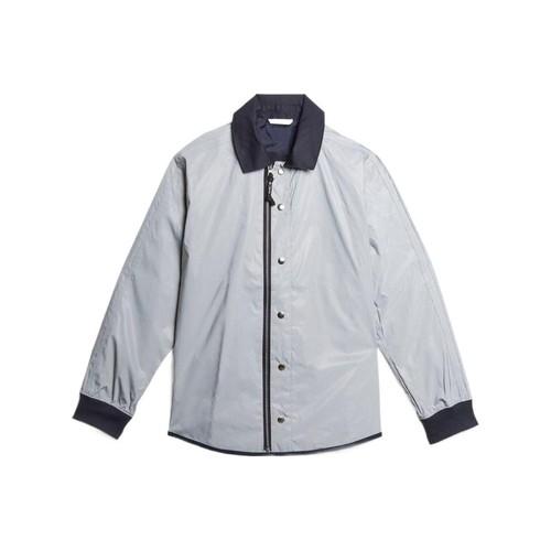 

adidas Color Block Long-Sleeve Polo Jacket for Men, Gray M серый