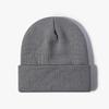 Knitted Hat Women's Winter Jacquard Four Corners Warm Thickened Men's Cold Hat Outdoor Black Versatile Wool Hat Purple Cold Protection