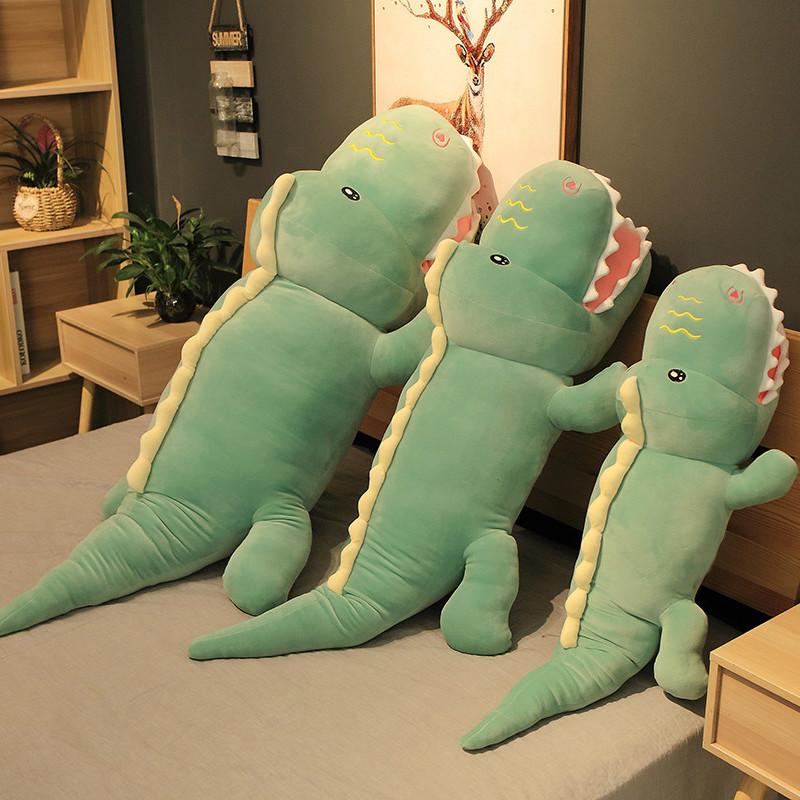 Hot Huggable Plush Dinosaur Pillow Soft Stuffed Animal Cartoon Dolls Giant Dinosaur Plush Toys Cosy for Girlfriend Kids Gift