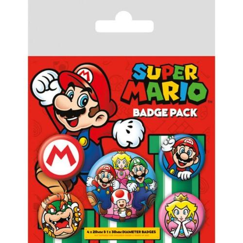 Super Mario Badge Set (Pack of 5)