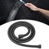 1.5m Matte Black High Pressure Stainless Steel Flexible Shower Hose Pipe Bathroom Accessory