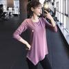 Womens Long Sleeve Quick-Dry Athletic Top Running Yoga Fitness Training Loose Fit Breathable Workout Shirt