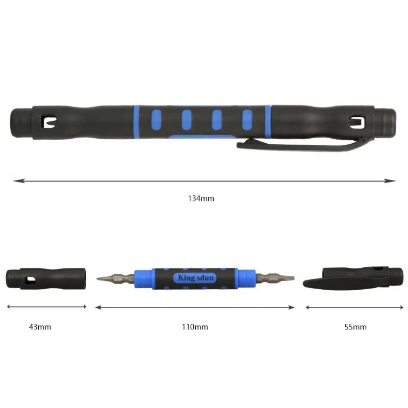 Multi Use Mini Magnetic Screwdriver, Small-sized Portable Disassembly Pen Tool, Phillips Screwdriver with Interchangeable Head