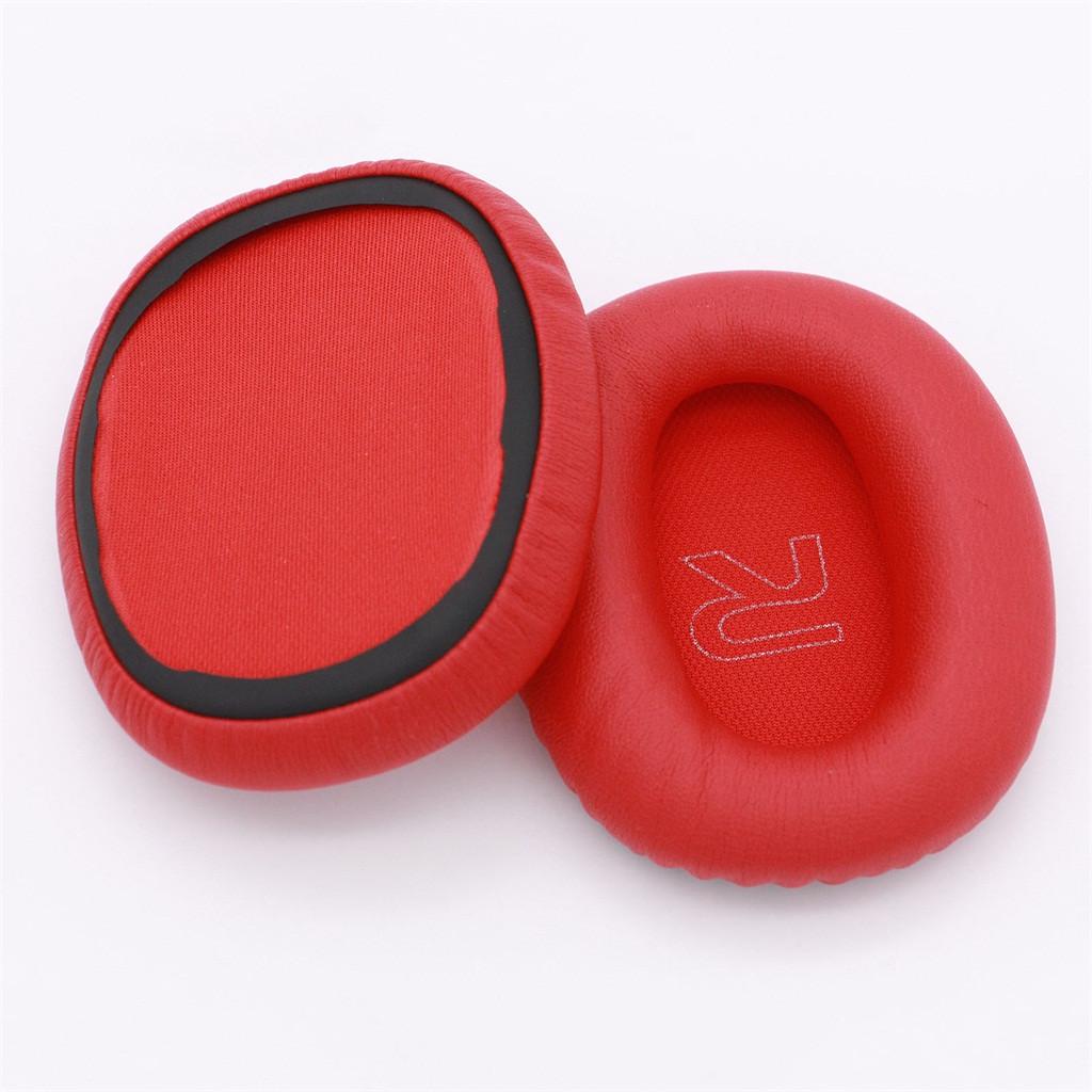 For Edifier W820BT Earphone Set Sponge Cover Ear Cover Protein Leather Case красный