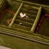 Rings Necklace Velvet Jewelry Holder Detachable Square Jewelry Box Jewelry Storage Case  Travel