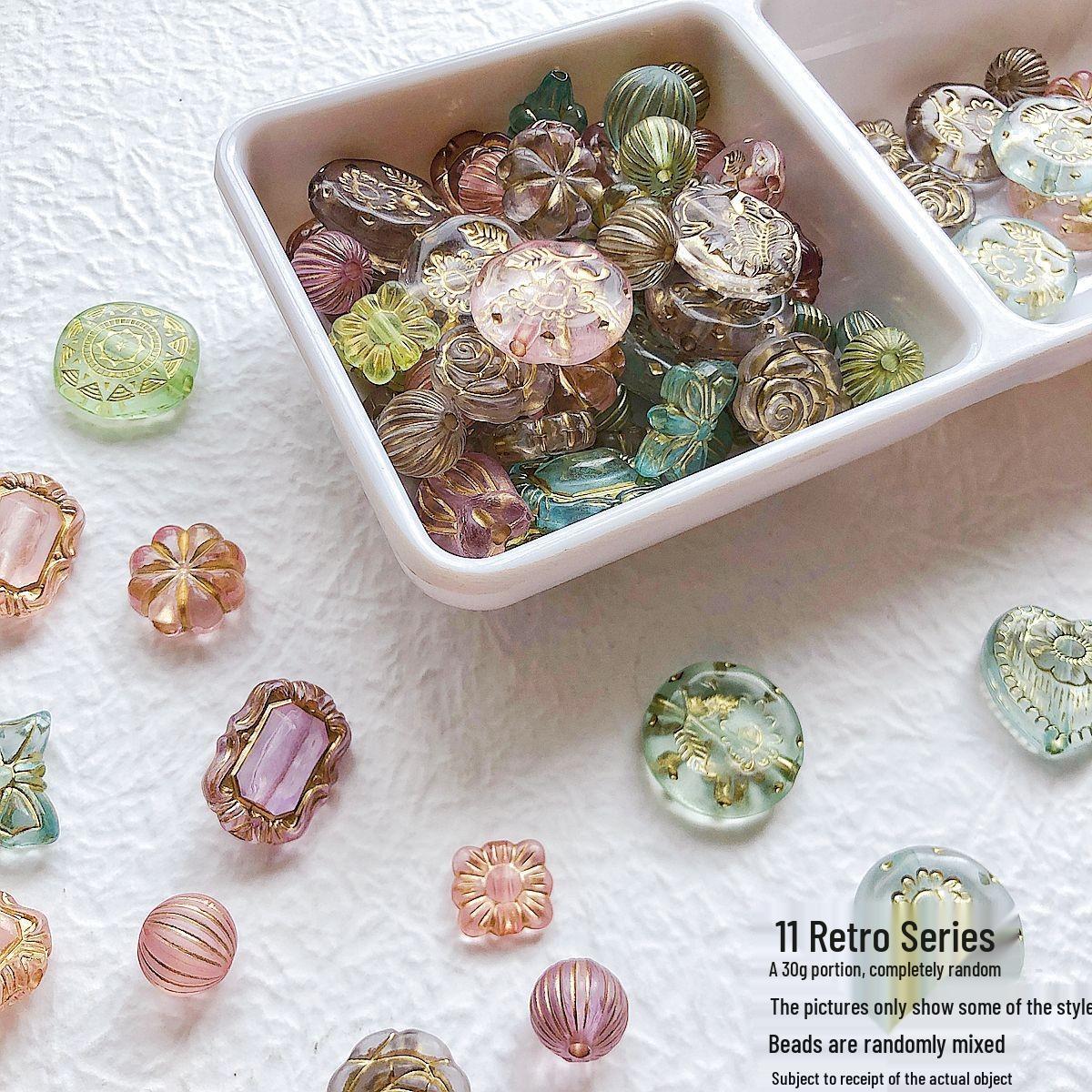 

Ретро Японский Акриловый Набор для Бисероплетения с Золотой Росписью Сделай Сам для Начинающих