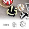 Handmade Multi-Color Knot Ball Pillow for Sofa, Bed, or Lumbar Support