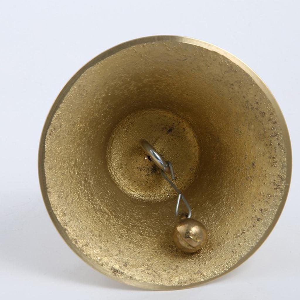 Dřevěný a měděný ruční zvonek na hudební bicí nástroj