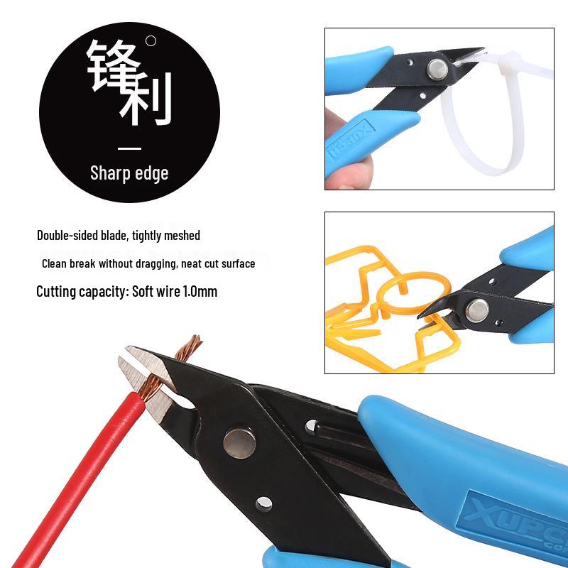 XUPCN-170II Electronic Pliers for Nail Art, Model Figures, DIY, and Sprue Cutting