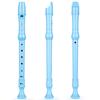 Sondery Soprano German Made of ABS Durable and Easy To Play for Plastic German Fingering Chart Portable Pouch Included Recorder, Style, Resin,