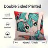Anime Hatsune Miku Personalized Pillow Cover Kids Bedroom Wild Party Decor Pillowcase Kid Birthday Shower Gift