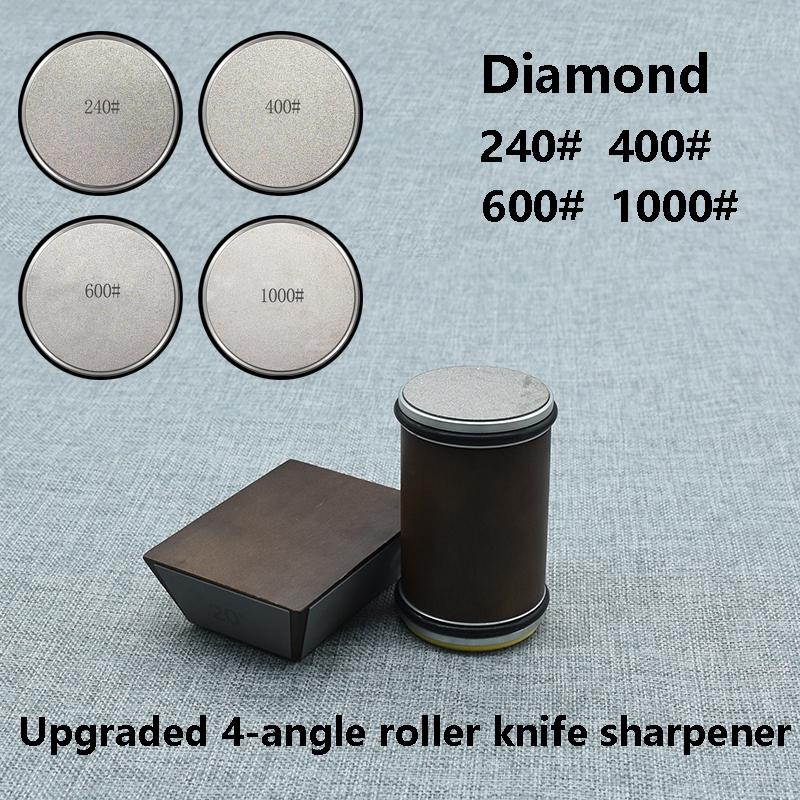 Rolling Knife Sharpener Kitchen Magnetic Roller Professional System Tool  Whetstone Upgraded 4-angle Roller Knife Sharpener Hot