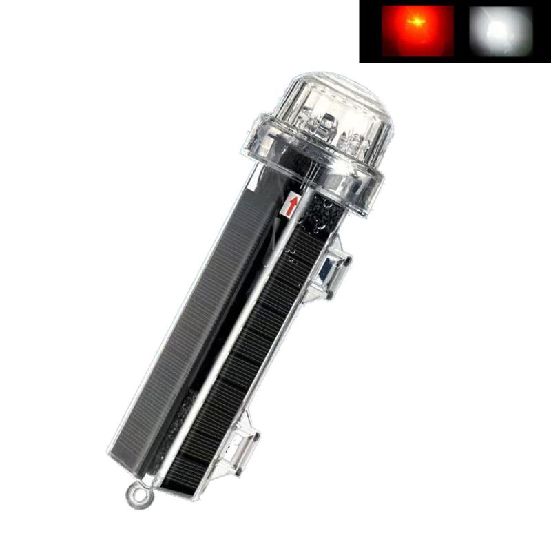 Solar Ocean Signal Light Navigation Signal Light Waterproof Flash Led Night Warning Light Yacht And Fishing Boat Accessories