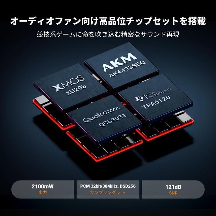 Fosi Audio K7 DAC Headphone Amplifier - USB C Digital to Analog Audio Converter - Optical/Coaxial/Bluetooth aptX HD LL/Mic Input,
