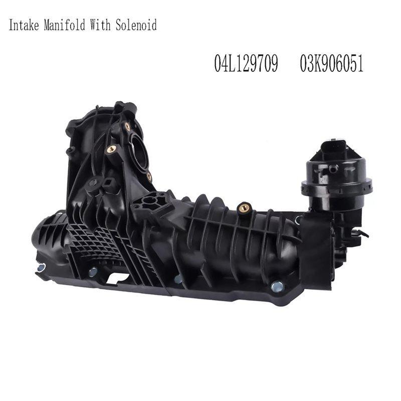 For VW T6 Transporter Multivan SGB SGA 2.0 TDI 03K906051 Engine Intake Manifold With Solenoid- Part No. 04L129709