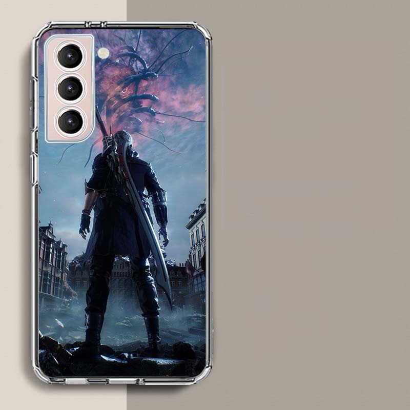 D-Devil May Cry DMC Phone Case For Samsung Galaxy S25 Edge S24 S23 FE S21 S20 S10 Plus S22 S26 Ultra Cover Clear Cases TPU Capa