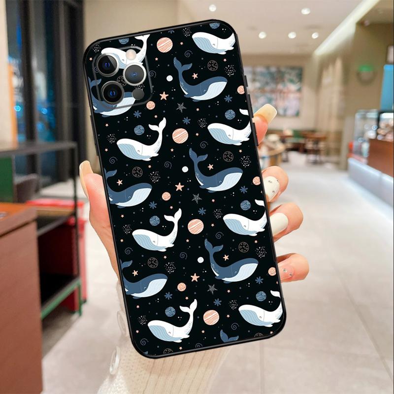 

Baby Whale Phone Case For iPhone 17 16 15 14 13 11 12 Pro Max mini 16 Plus 16e 17 Air Protective Cover iPhone 16 Plus