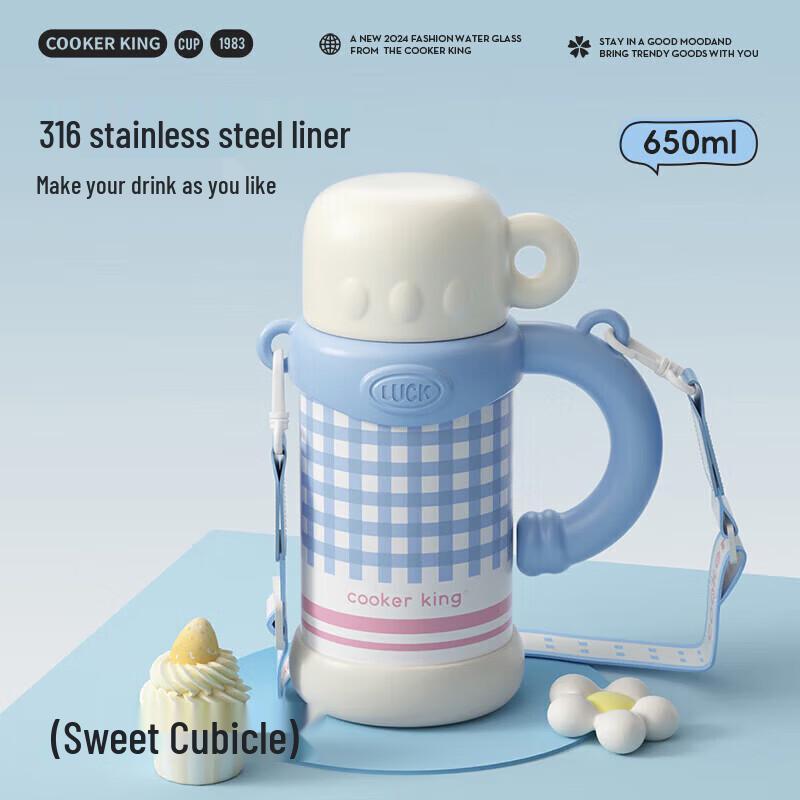 COOKER KING 316 Stainless Steel Insulated Water Bottle for Kids