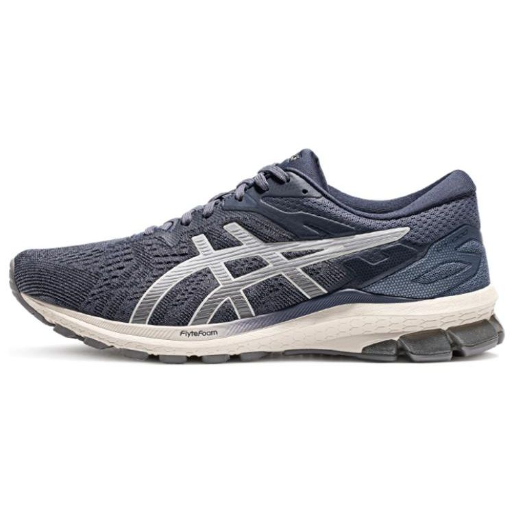 

ASICS Men s GT-1000 10 Running Shoes Dark Grey Blue 1011B836-021 EU 42