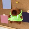 Lovely Hangings Decorations Sweet Plush Hoodies Capybara Keychain Pendant Keyring Decoration Bag Hangings Ornament