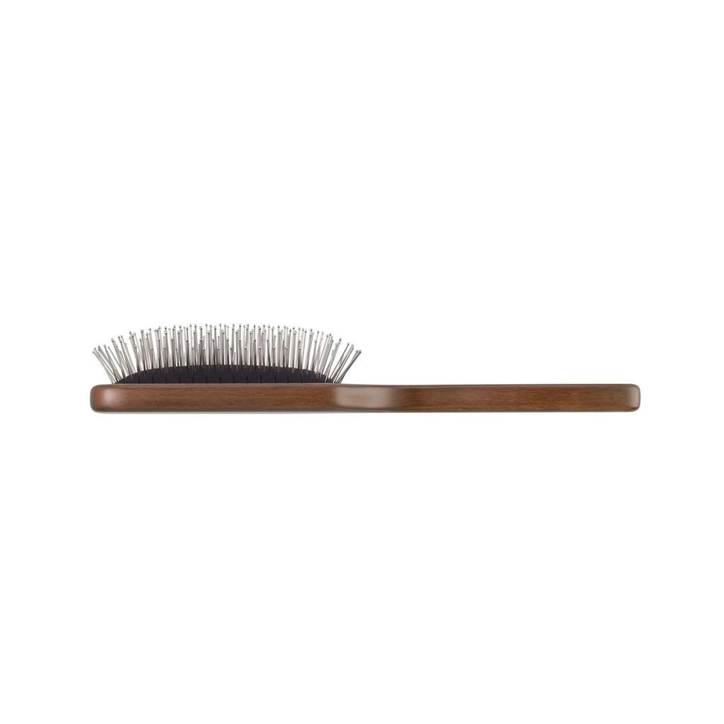 John Masters Organics Scalp Steel Pin Brush, Massage Hair Brush for Tension Relief and Head Spa Care