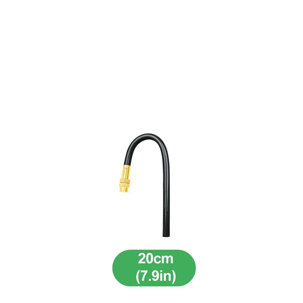 Micro Irrigation Sprinkler Parts Misting Nozzle 360° Bendable Brass Spray Head for Irrigation Patio Greenhouse Humidification