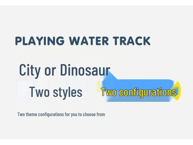 Children's Bathroom Slide Set - Water Play Wall Track Toy