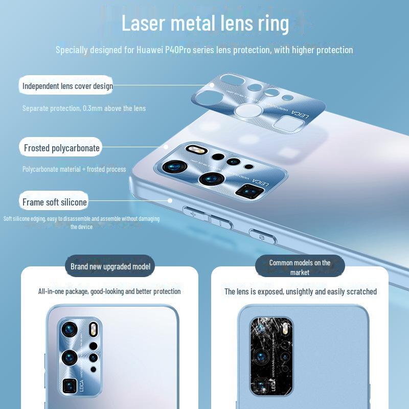 Huawei P40/P40Pro/P40Pro+ All-Inclusive Anti-Fall Protective Case with Curved Screen Cover