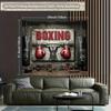 Oxing Gym Fitness Tapestry 2D Flat Printed Peach Skin Wall Hanging Workout Room Decor Background Cloth For Man Cave Bedroom