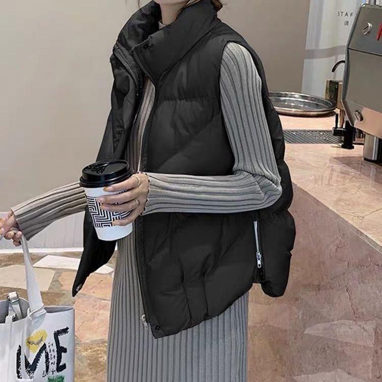 

Женский короткий жилет из хлопка с пухом в корейском стиле, не образующий комков S for 85-106 lbs