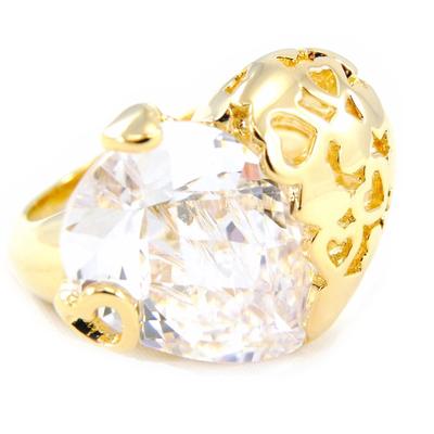 Bague Plaqué Or 'Hymne à l'Amour'