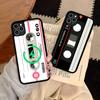 Magnetic Radio Tape Cassette For Magsafe Magnetic Wireless For IPhone 17 Pro Max 15 Plus 14 13 12 11 16 Pro Phone Case