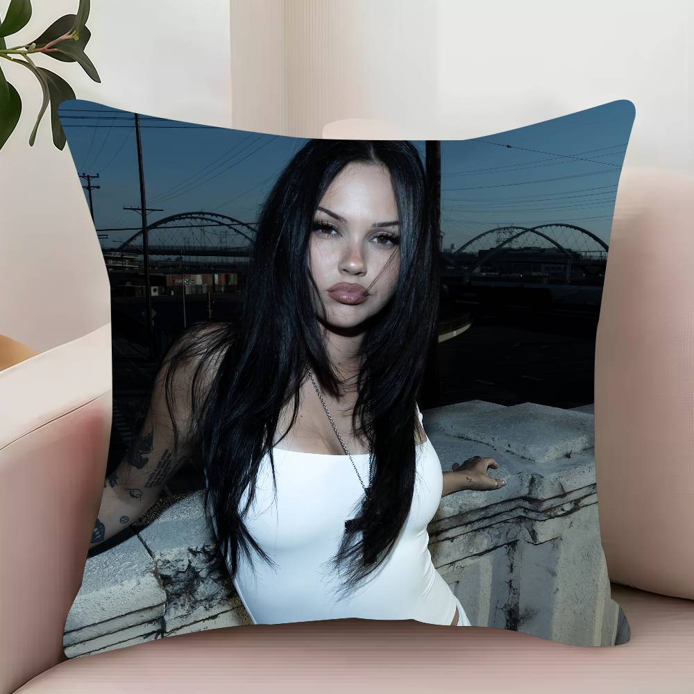 M-Maggie L-Lindemann I Feel Everything Pillow Case Decor Protective Covers Comfortable soft for Sofa Living Room Home office 12x12Inch