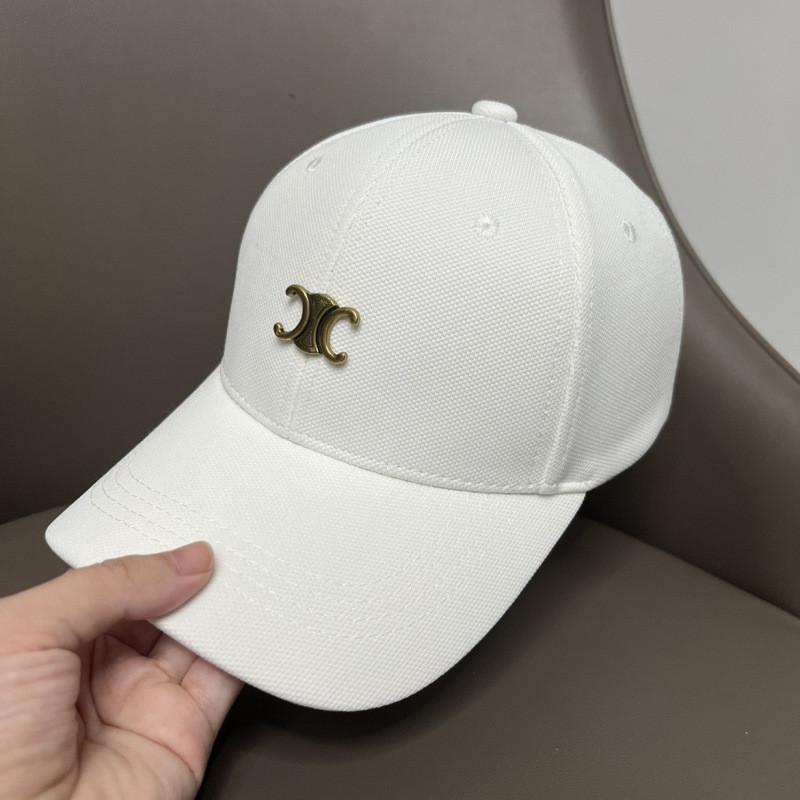 Classic Cotton Baseball Cap With Embroidered Letters For Casual Wear белый