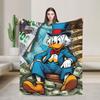 Donald Duck Money Blankets Quality Soft Warm  Throw Blanket Winter Travel Office Living Room Graphic Bedspread