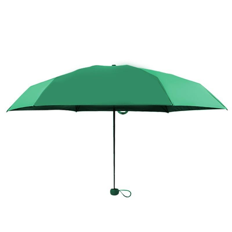 Ultra-Light Black Capsule Umbrella: Sun and Rain Protection