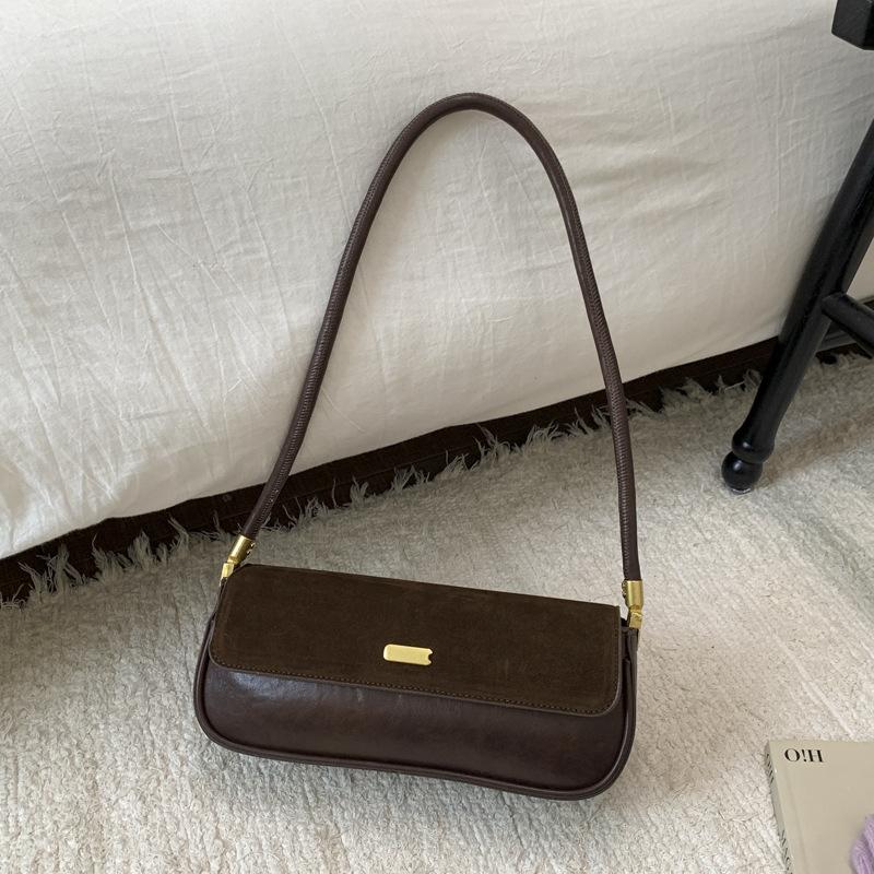 Large-capacity Bag Women's Autumn and Winter Versatile 2025 New Simple Korean Version Niche Design Single Shoulder Underarm Bag Method Stick Bag