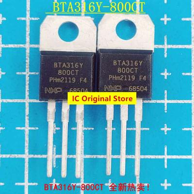 10pcs BTA316Y-800CT Bidirectional Thyristor 316Y-800 16A 800V TO-220 Import Original BTA316Y