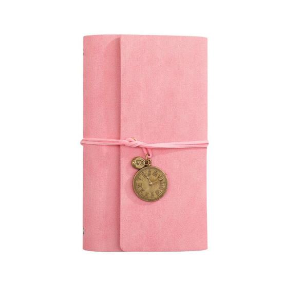 Vintage Thick Paper Journal Notebook Faux Leather White 1 Pc