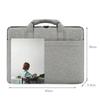 Bolsa portátil para laptop para homens e mulheres, estojo de transporte à prova de choque para notebook de 15'' casual