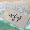 1pc La Dolce Vita Beach Towel - Ultra-Soft Quick-Dry Microfiber, Lightweight & Durable for Beach, Pool, Travel, Yoga - Stylish