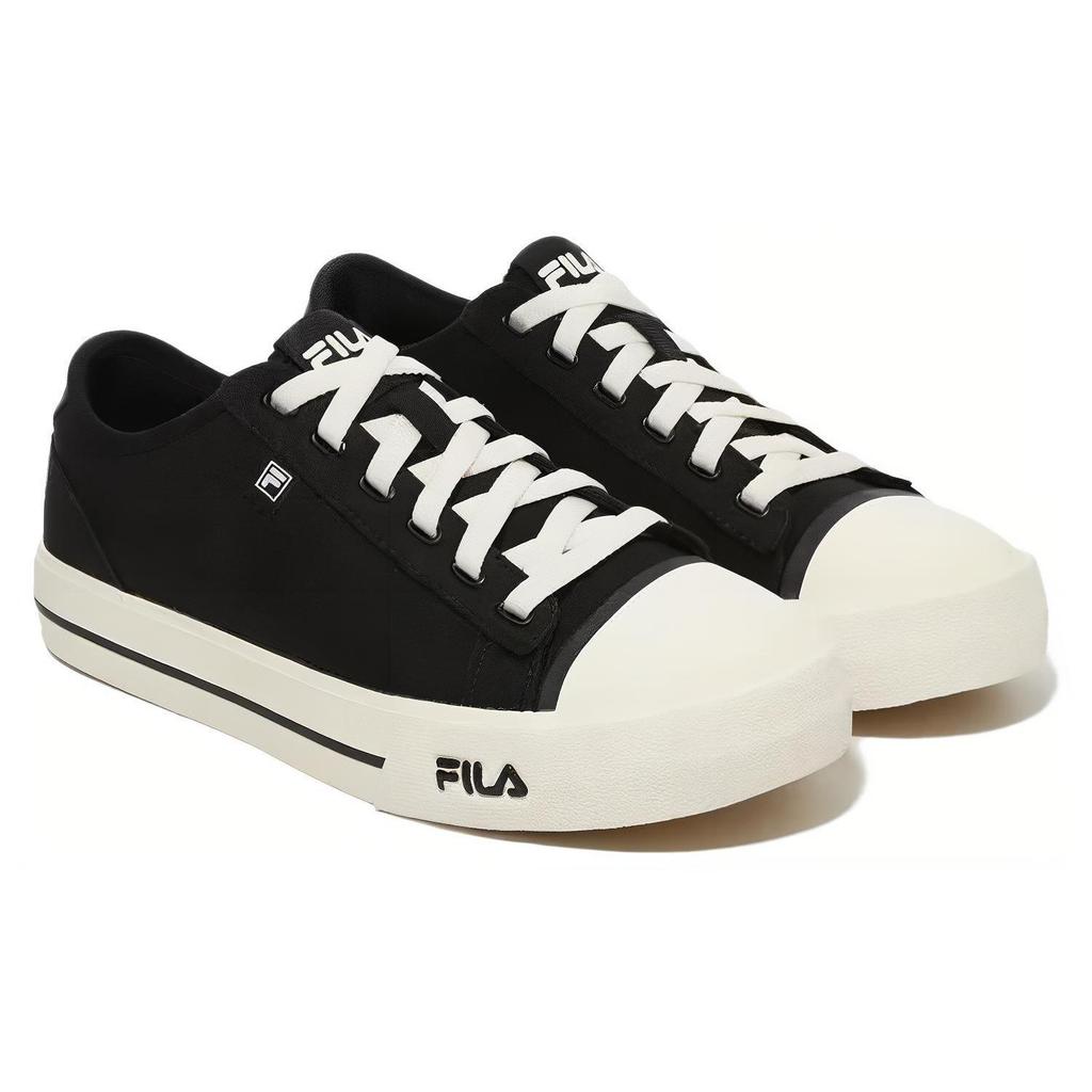 FILA Low top Canvas Shoes Unisex Black White 1XM02340G_001