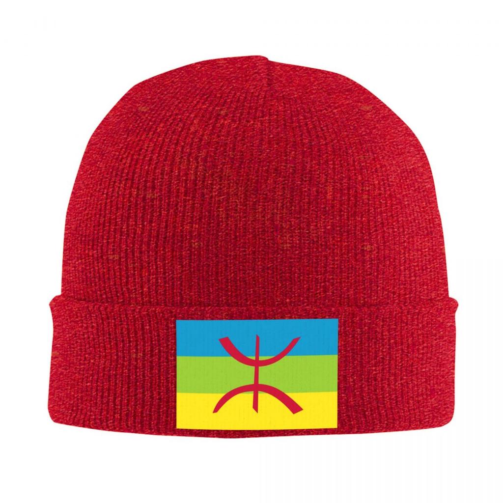 Berber Kabyle Berbers Amazigh Flag Hat Autumn Winter Beanie New Cap Men Women Bonnet