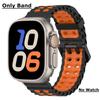 Ocean Silicone Strap for Apple Watch Ultra 2 49mm Band Breathable Bracelet for iWatch Series 10 46mm 42mm 9 8 7 6 SE 45mm 44mm