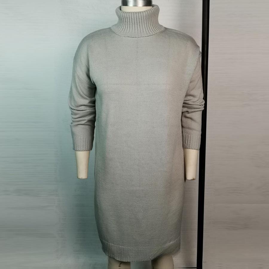 Oversized Knit Sweater Long Sleeve High Neck Coat Women's Fall Winter Fashion Sweater Jacket