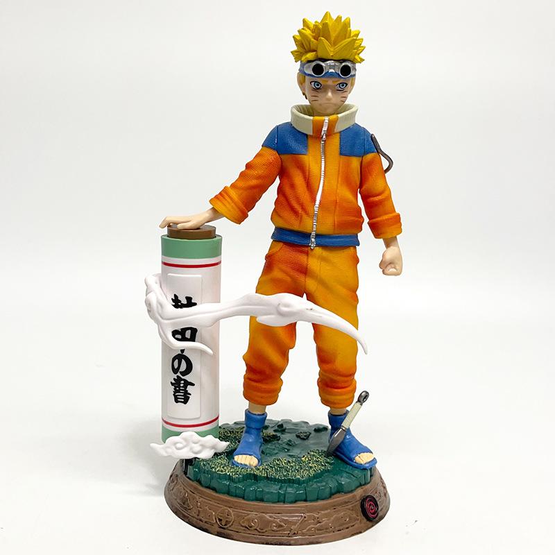 12CM Anime Naruto Uzumaki Sasuke Figure Vibration Stars Fighting Pose Figure Toy Doll Aciton Figure PVC Ornament Set